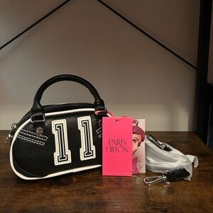 Paris Hilton Mini Varsity Crossbody Bag
